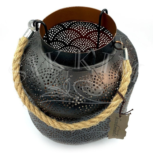 Lampion metalowy `Ażurowa Latarnia`